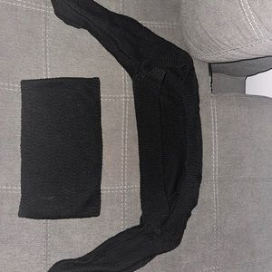 Free people knit crop top and bolero